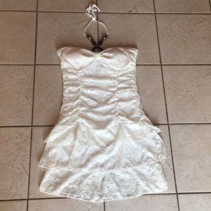 lace halter dress